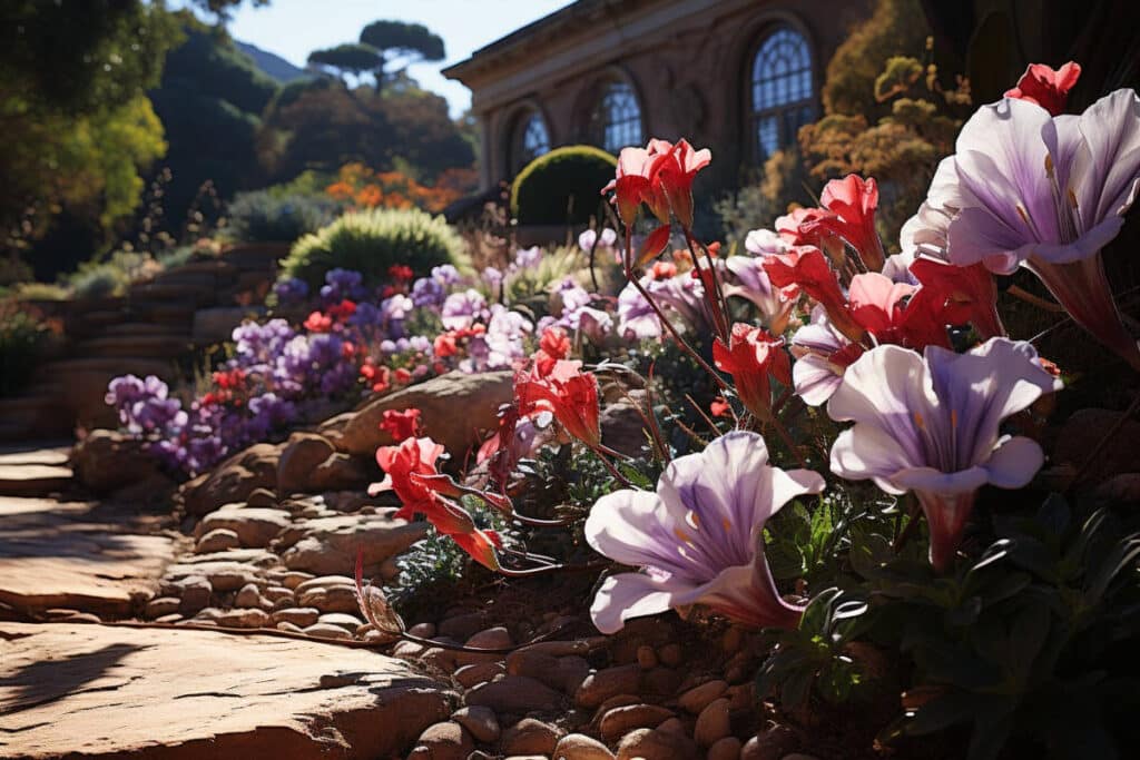 créer un jardin méditerranéen avec des rocailles