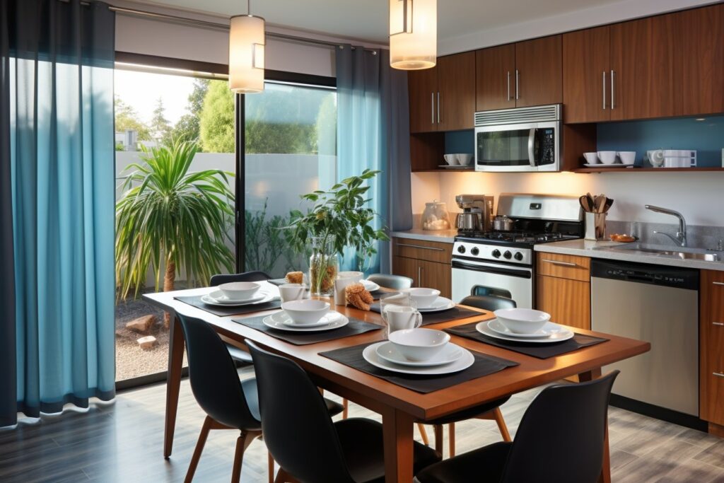 donnez un nouveau souffle a votre cuisine avec des rideaux modernes