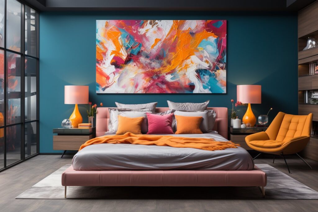 idees innovantes de peinture pour la chambre dun ado