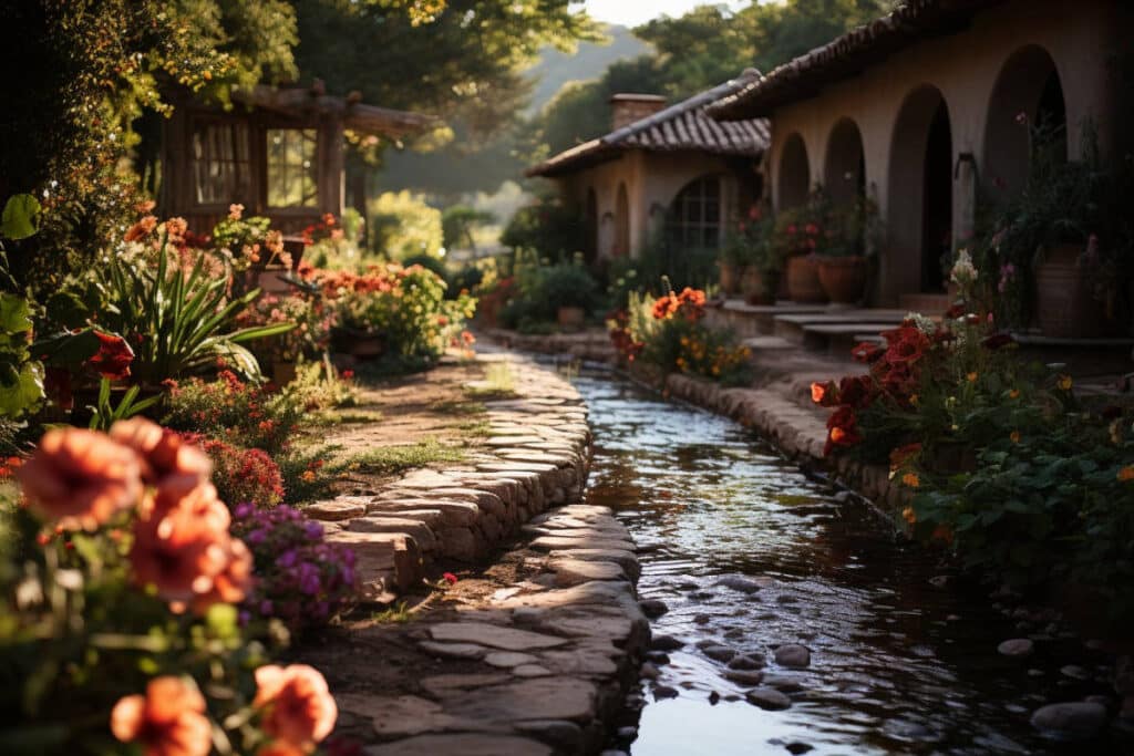 le jardin à l'espagnole&nbsp;: l'oya pour un arrosage naturel et économique