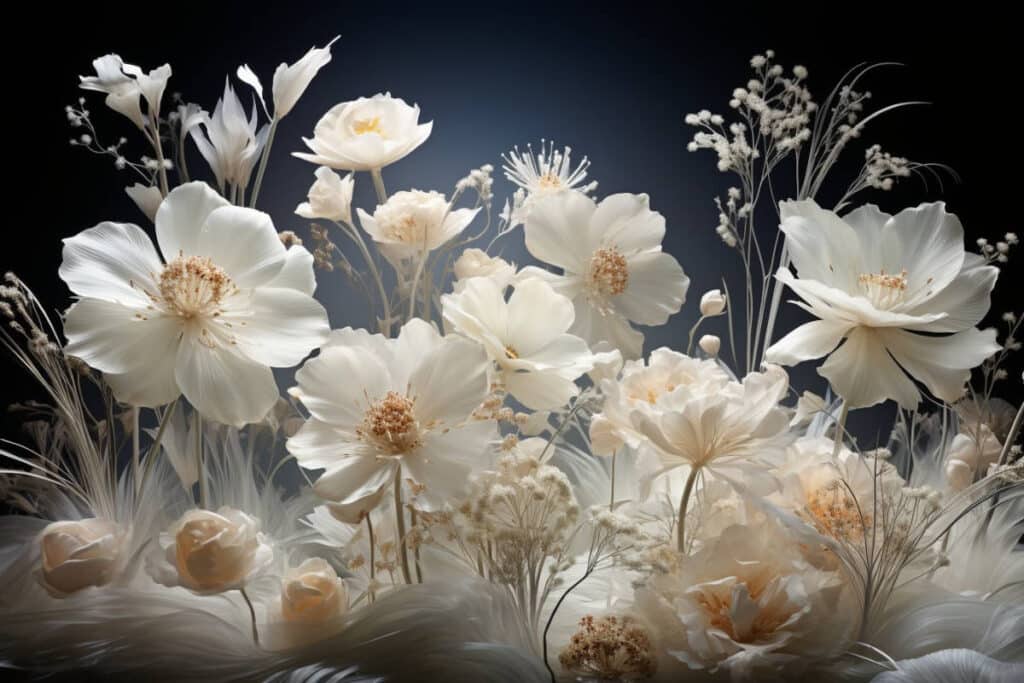 le monde fascinant des plantes blanches