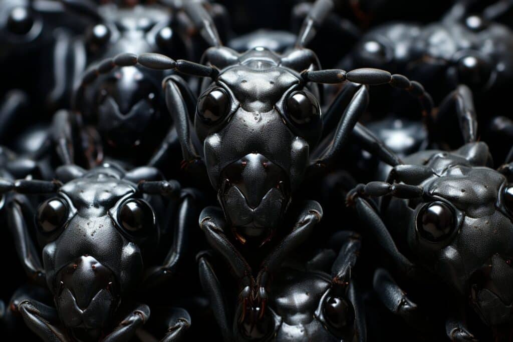 les petits insectes noirs et blancs qui envahissent nos maisons