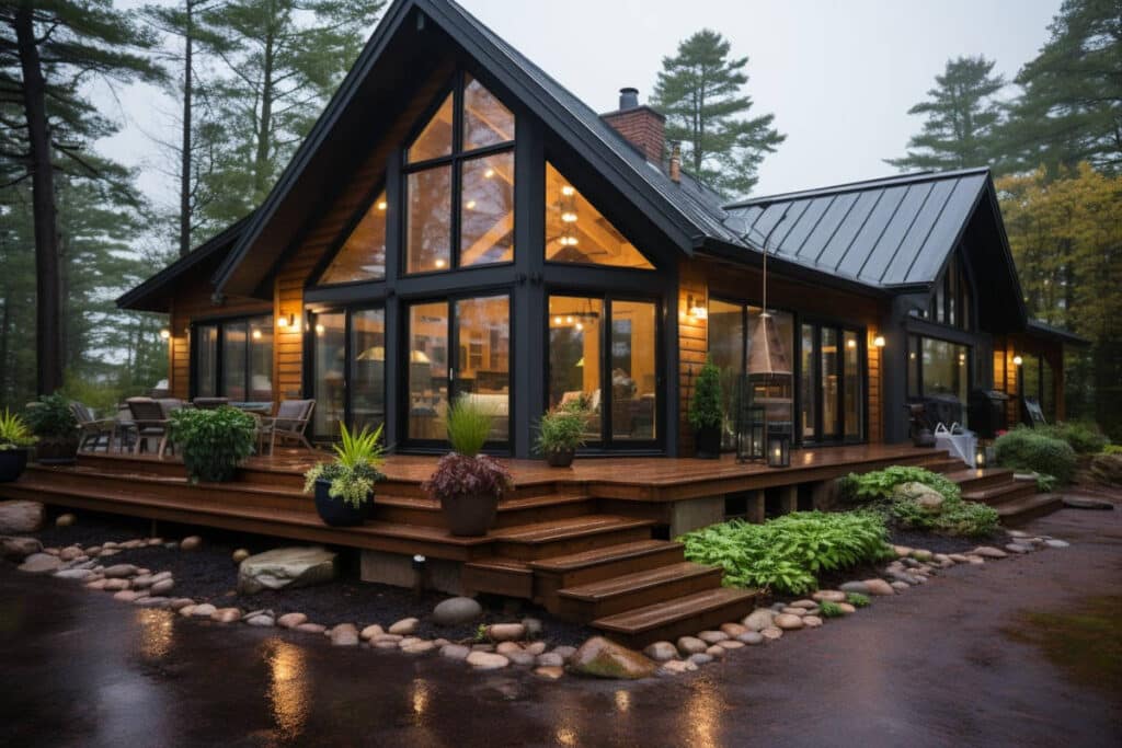 maisons de cèdre&nbsp;: une option écologique et esthétique