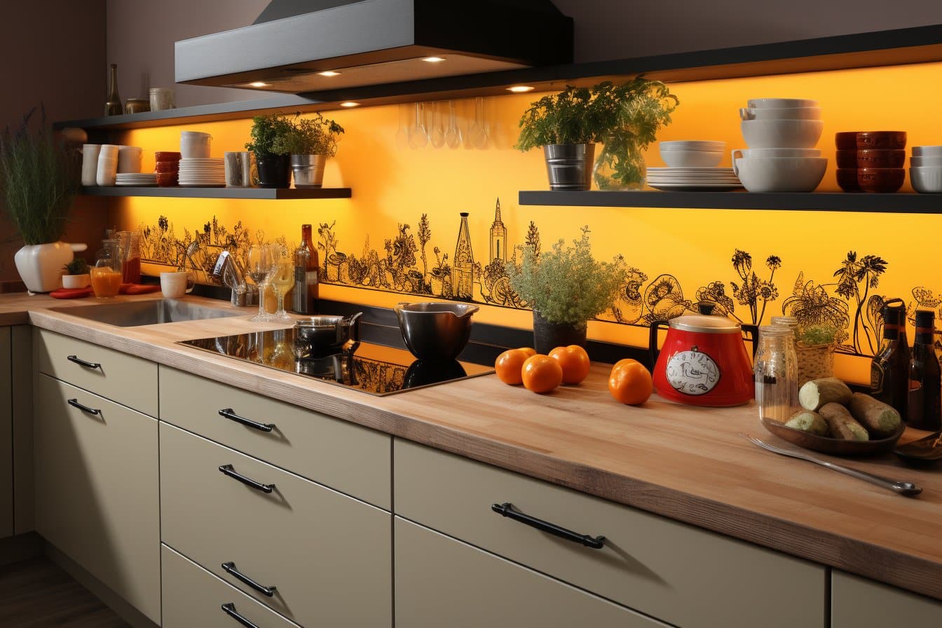 transformez votre cuisine avec des stickers muraux