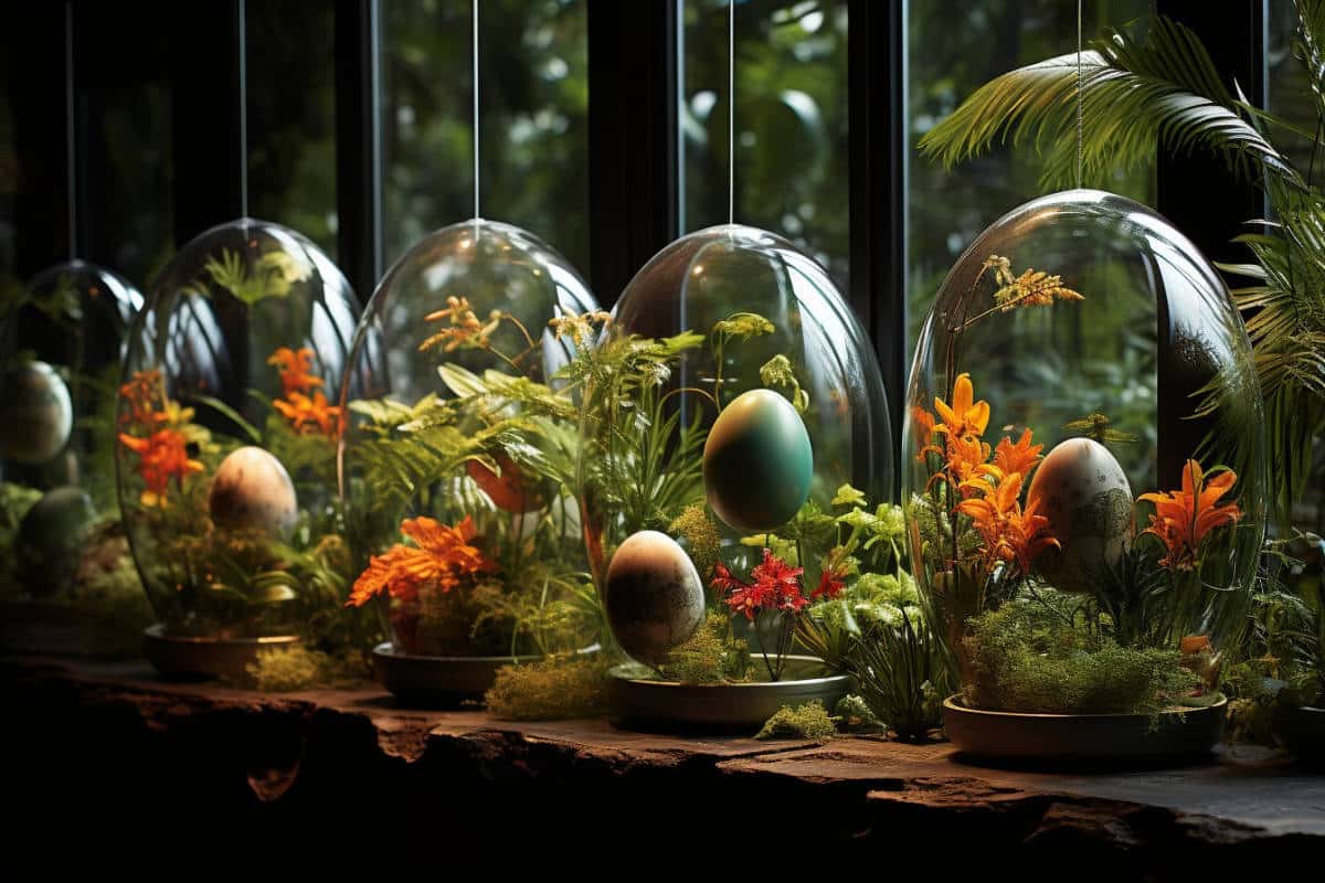 transformez votre jardin avec des œufs suspendus