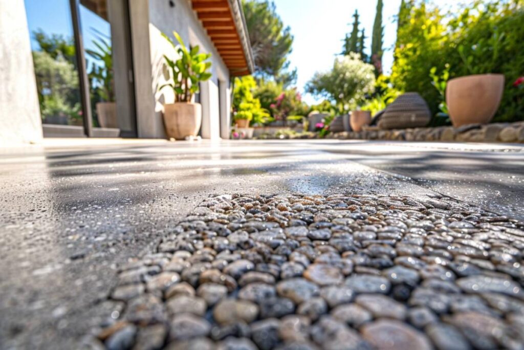 Tout savoir sur le béton désactivé : avantages, mise en œuvre et entretien