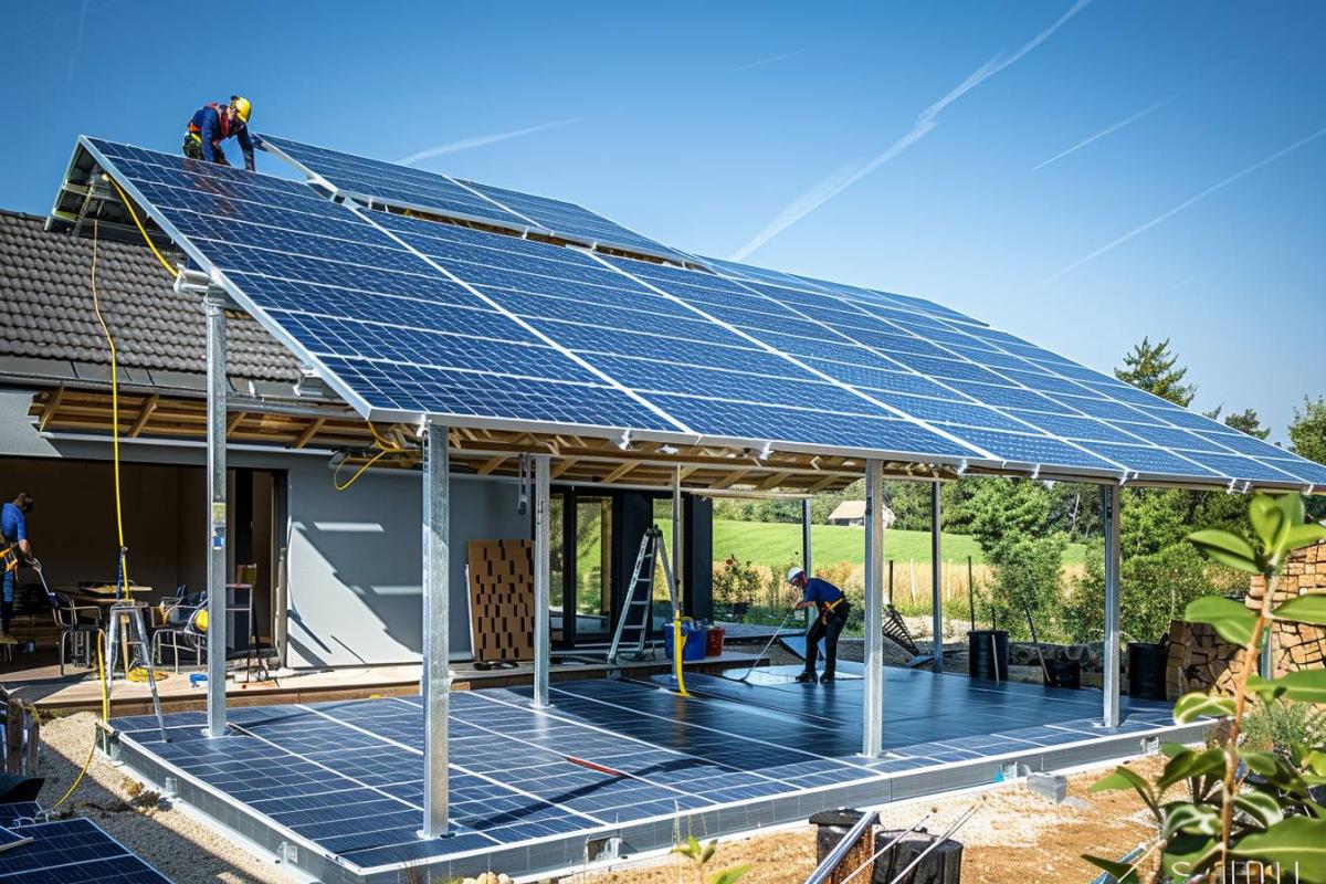 Installation carport solaire 2024 : Guide des coûts et aides financières