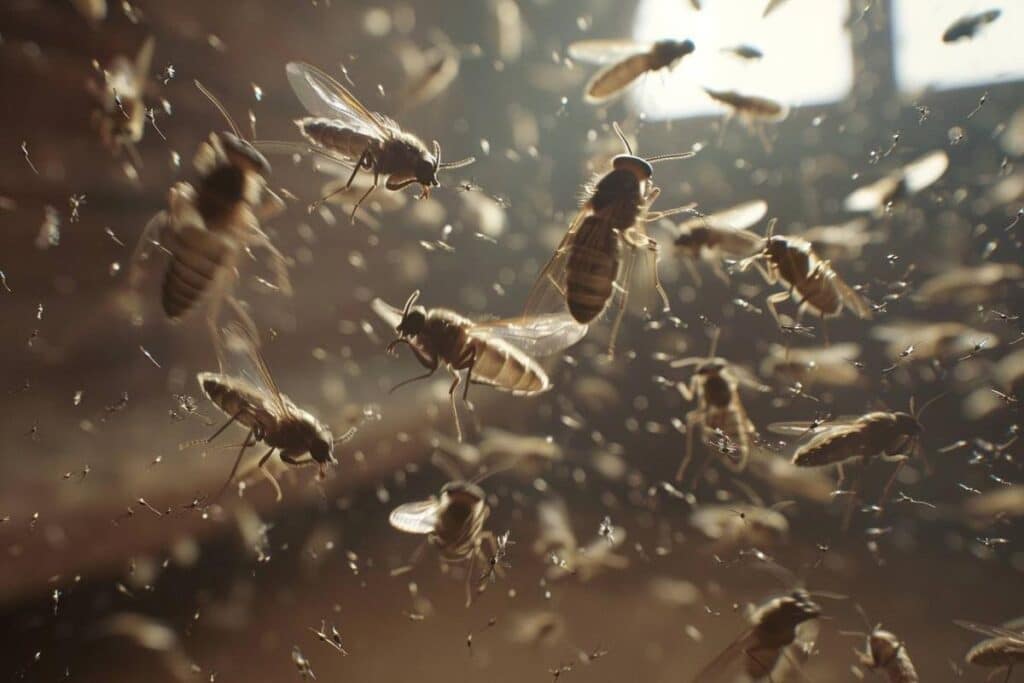 Signification des moucherons dans la maison : que révèlent-ils ?