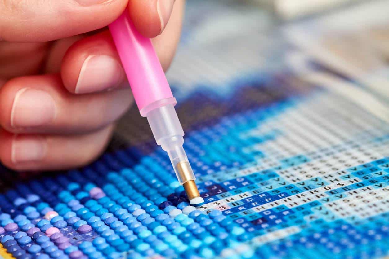 broderie diamant pour décoration