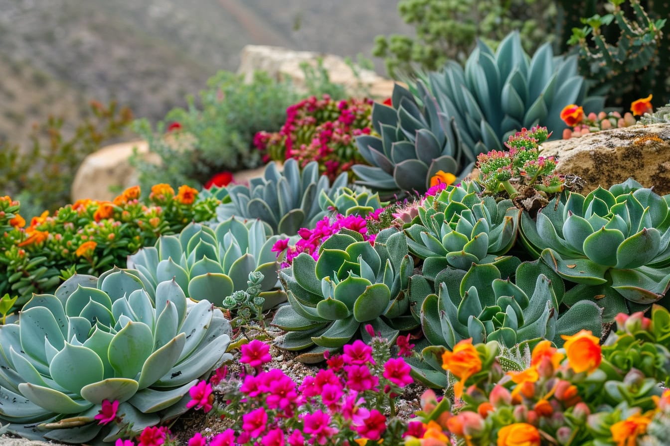 Les plantes plein soleil sans arrosage : une initiative écologique pour embellir votre jardin