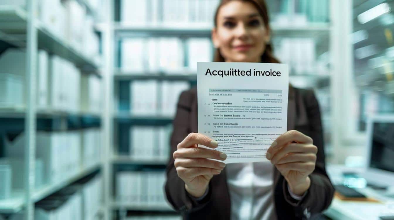 difference entre facture réglée et acquittée