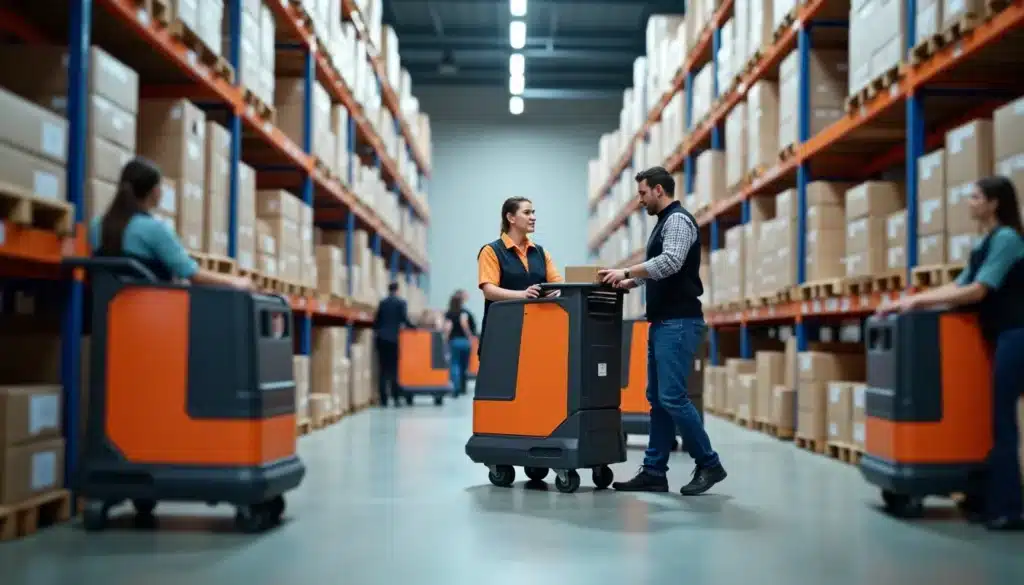 entrepot logistique moderne