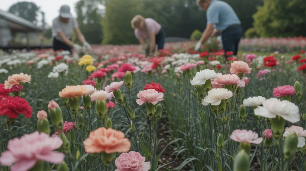 jardin fleurs gardiennage lumiere