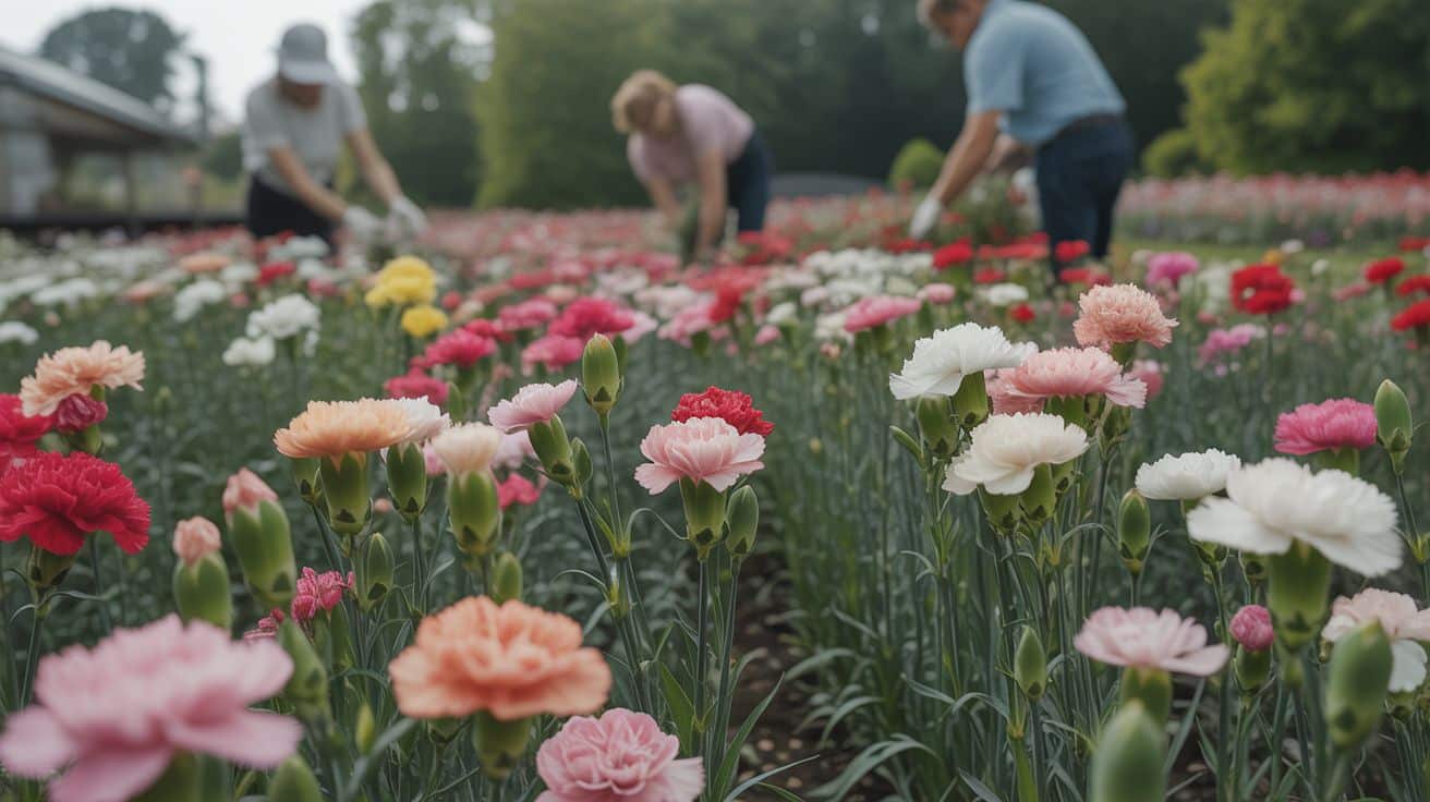 jardin fleurs gardiennage lumiere