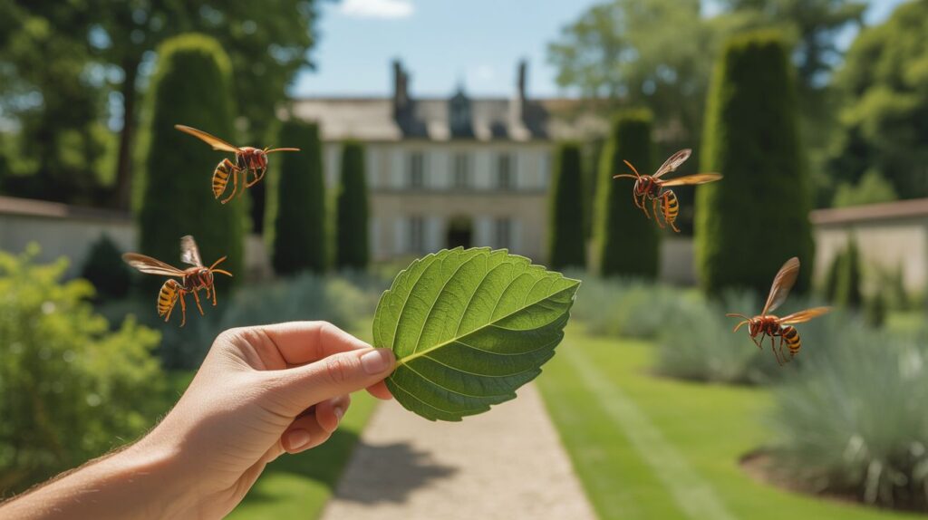 jardin francais ete feuille