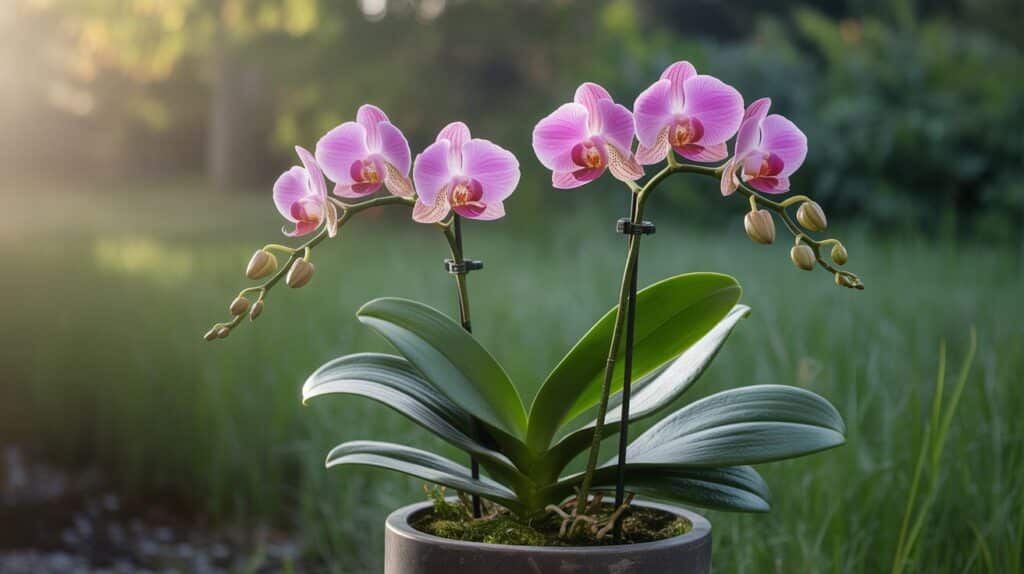 orchidee plant jardin soleil