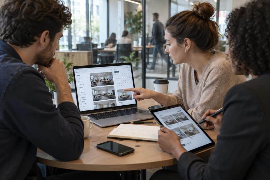 réservation espace de travail